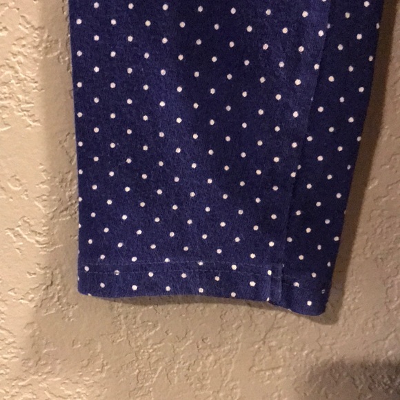 Lands End Polkadot Long Sleeve Dress w/Pockets Size 7 - Picture 6 of 7